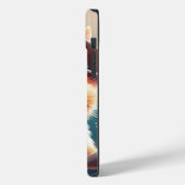 ファンタジーかわいい猫魚釣り棒 Case-Mate iPhoneケース (裏面 / 左)