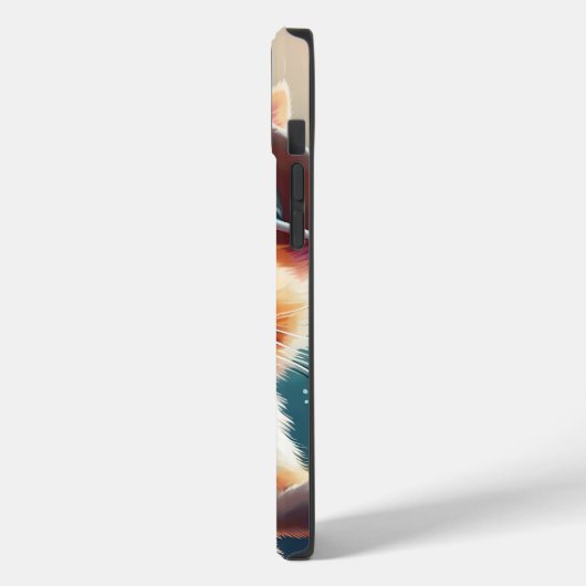 ファンタジーかわいい猫魚釣り棒 Case-Mate iPhoneケース (裏面 / 左)