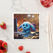 ファンタジーかわいい甘い小さな怪物 スタンダードカクテルナプキン (インサイチュ)