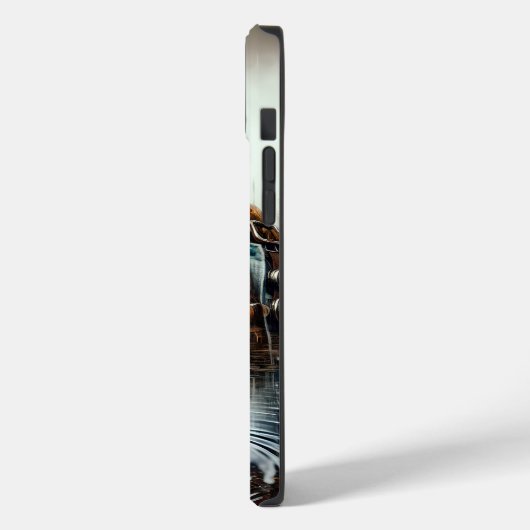 ファンタジーかわいい男のタトゥーウォーター Case-Mate iPhoneケース (裏面 / 左)