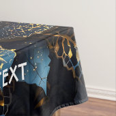 ファンタジーかわいい真鍮ターコイズフクロウ テーブルクロス (インサイチュ)