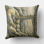 ファンタジーかわいい石手橋 クッション (裏面)