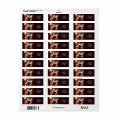 ファンタジーかわいい美しい古いウィザード ラベル (フルシート)