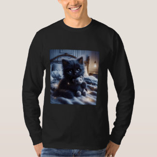 ファンタジーかわいい部屋子猫おもちゃ Tシャツ