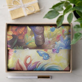 ファンタジーかわいい馬の動物 薄葉紙 (ギフト)