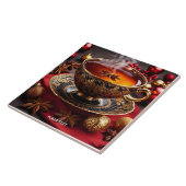 ファンタジーかわいい鮮やかなカップティークリスマス タイル (側面)