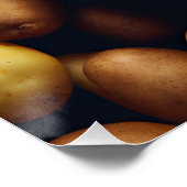 ファンタジーかわいい鮮やかなポテトおもしろいの生き物 ポスター (コーナー)