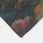 ファンタジーかわいい鮮やかなロマンチックな大きな猫 フリースブランケット (角)