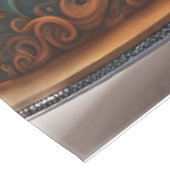 ファンタジーかわいい鮮やかな海の夕焼けケーキ テーブルクロス (アングル)