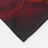 ファンタジーかわいい鮮やかな炎フェニックスバード フリースブランケット (角)