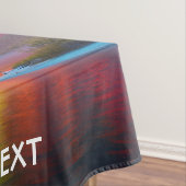 ファンタジーかわいい鮮やかな虹の溶ける滝 テーブルクロス (インサイチュ)