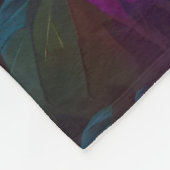 ファンタジーかわいい鷲（花） フリースブランケット (角)