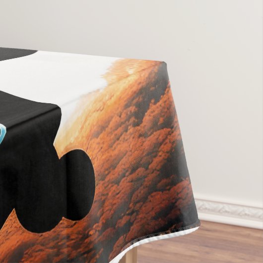 ファンタジーかわいい黒猫の森 テーブルクロス (インサイチュ)