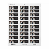 ファンタジーかわいい黒猫の森 ラベル (フルシート)