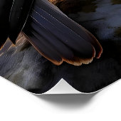 ファンタジーかわいい《鳥》ハヤブササンセット秋 ポスター (コーナー)