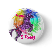 ファンタジーかわいらし虹ユニコーンパーソナライズされた時代