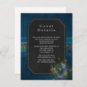 ファンタジーきらめくヴィンテージウェディングゲスト詳細 エンクロージャーカード (正面/裏面)