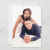 ファンタジーきらめくヴィンテージダマスク結婚式の写真 セーブザデート (裏面)