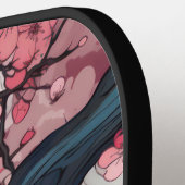 ファンタジーさくらんぼの花見 ピックルボールラケット (左詳細)