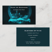 ファンタジーで雪だるま市 名刺 (正面/裏面)