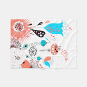 ファンタジーとバーディー フリースブランケット (正面(横))