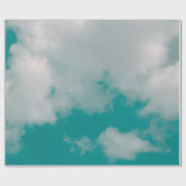 ファンタジーとヴィンテージの動的なクラウドとgruを使用した空 ラッピングペーパー (フラット)