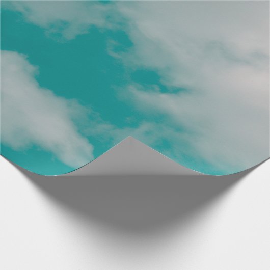 ファンタジーとヴィンテージの動的なクラウドとgruを使用した空 ラッピングペーパー (角)