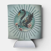ファンタジーと優雅なtouch、夢の白鳥 缶クーラー (裏面)