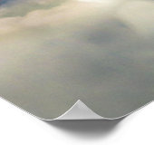 ファンタジーと島の城 – 雲 ポスター (角)