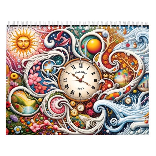 ファンタジーと段階:夢のような12ヶ月 カレンダー (カバー)