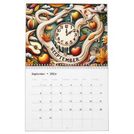 ファンタジーと段階：夢のような12ヶ月 カレンダー