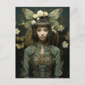 ファンタジーと蝶と花 ポストカード (正面)