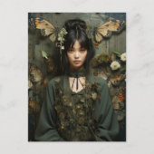 ファンタジーと蝶AIアート ポストカード (正面)