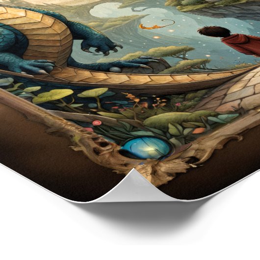 ファンタジーと龍 ポスター (角)