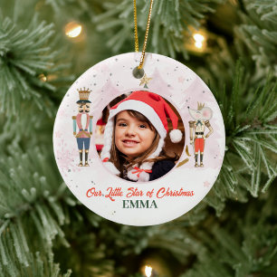 ファンタジーなくるみ割り人形のクリスマスバレリーナの写真 セラミックオーナメント