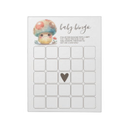ファンタジーなキノコの赤ちゃんビンゴ ノートパッド