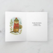 ファンタジーなクリスマスのカワウソ シーズンカード (内部)