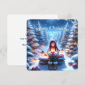 ファンタジーなクリスマスカード シーズンカード (正面/裏面)