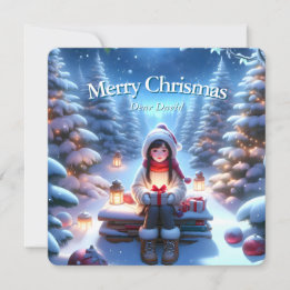 ファンタジーなクリスマスカード シーズンカード