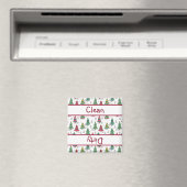 ファンタジーなクリスマスツリー 食洗機用洗浄/未洗浄ステッカー マグネット (インサイチュ (食洗機))