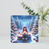 ファンタジーなクリスマス・ポストカード シーズンカード (スタンド正面)