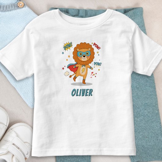 ファンタジーなスーパーヒーローライオン トドラーTシャツ