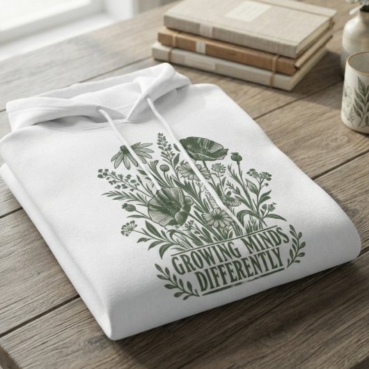 ファンタジーなセージの植物を育てる心 パーカ