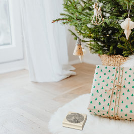 ファンタジーなトラのクリスマスツリー ラバースタンプ