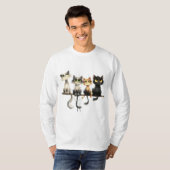 ファンタジーなネコ Tシャツ (正面フル)