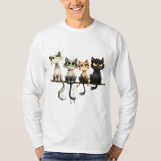 ファンタジーなネコ Tシャツ