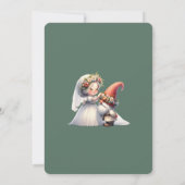 ファンタジーなノームの楽しい結婚式の招待状 招待状 (裏面)
