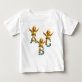ファンタジーな世界 赤ちゃん 半袖ABC Tシャツ (正面)
