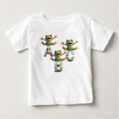 ファンタジーな世界 赤ちゃん 半袖ABC Tシャツ (正面)