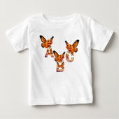 ファンタジーな世界 赤ちゃん 半袖ABC Tシャツ (正面)